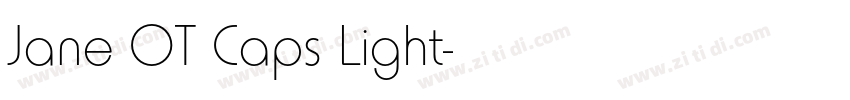Jane OT Caps Light字体转换
